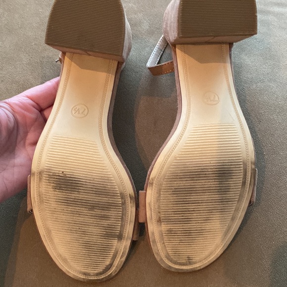 Blush Strappy Block Heels A New Day sz 7.5 - Picture 5 of 5